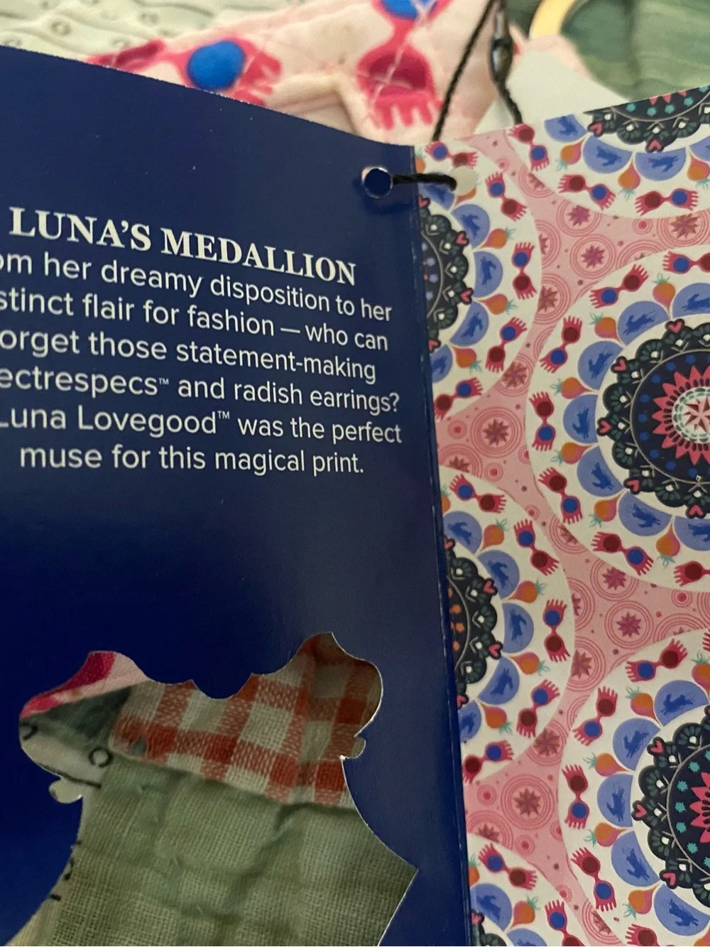 NWT Vera Bradley Luna Ravenclaw Harry Potter Pink Medallion ID case and Notebook